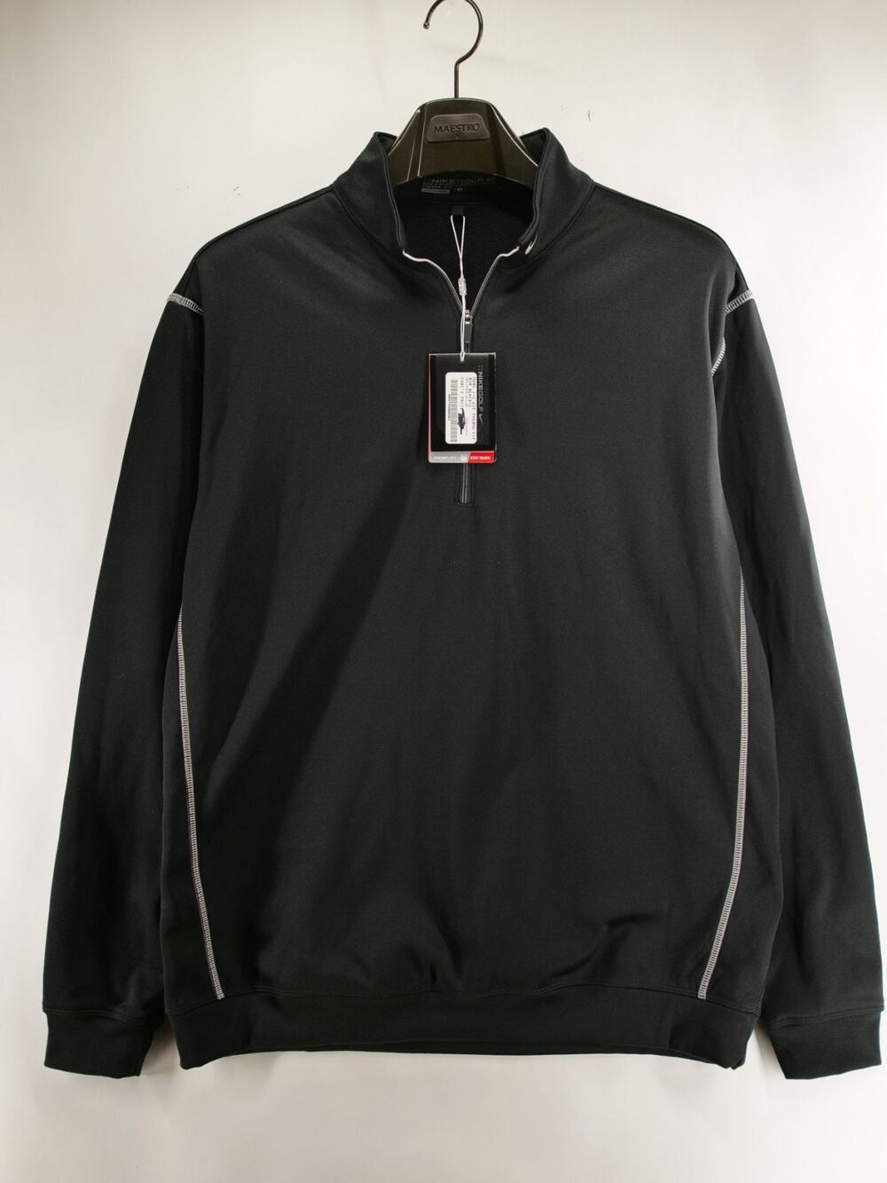Nike Golf Therma-FIT 1/2 Zip Jacket NWT Mens Large L Black Pullover 416574-010